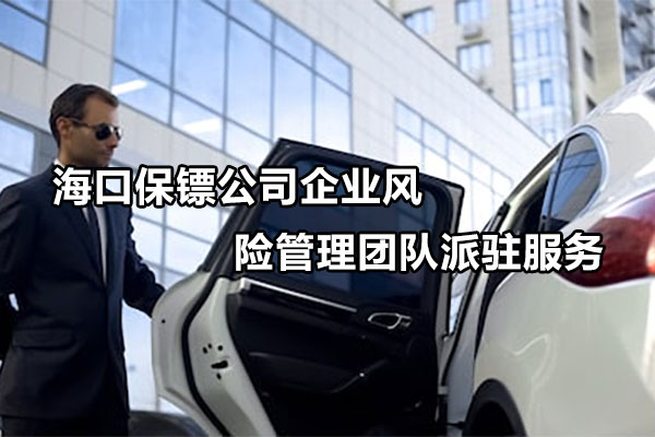 海口保镖公司企业风险管理团队派驻服务